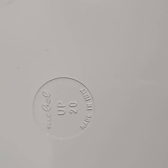 Decor Plate Black Cat flower print Italian design footed melamine 🇮🇹 b33 - Picture 4 of 5